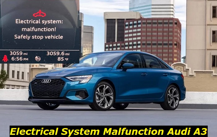 Electrical system malfunction audi a3